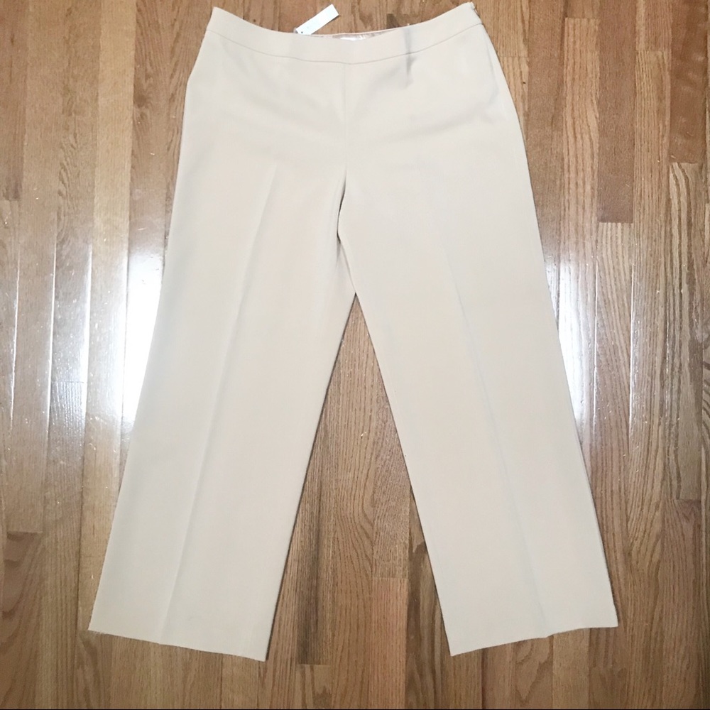 Women’s cream colored slacks size 14S